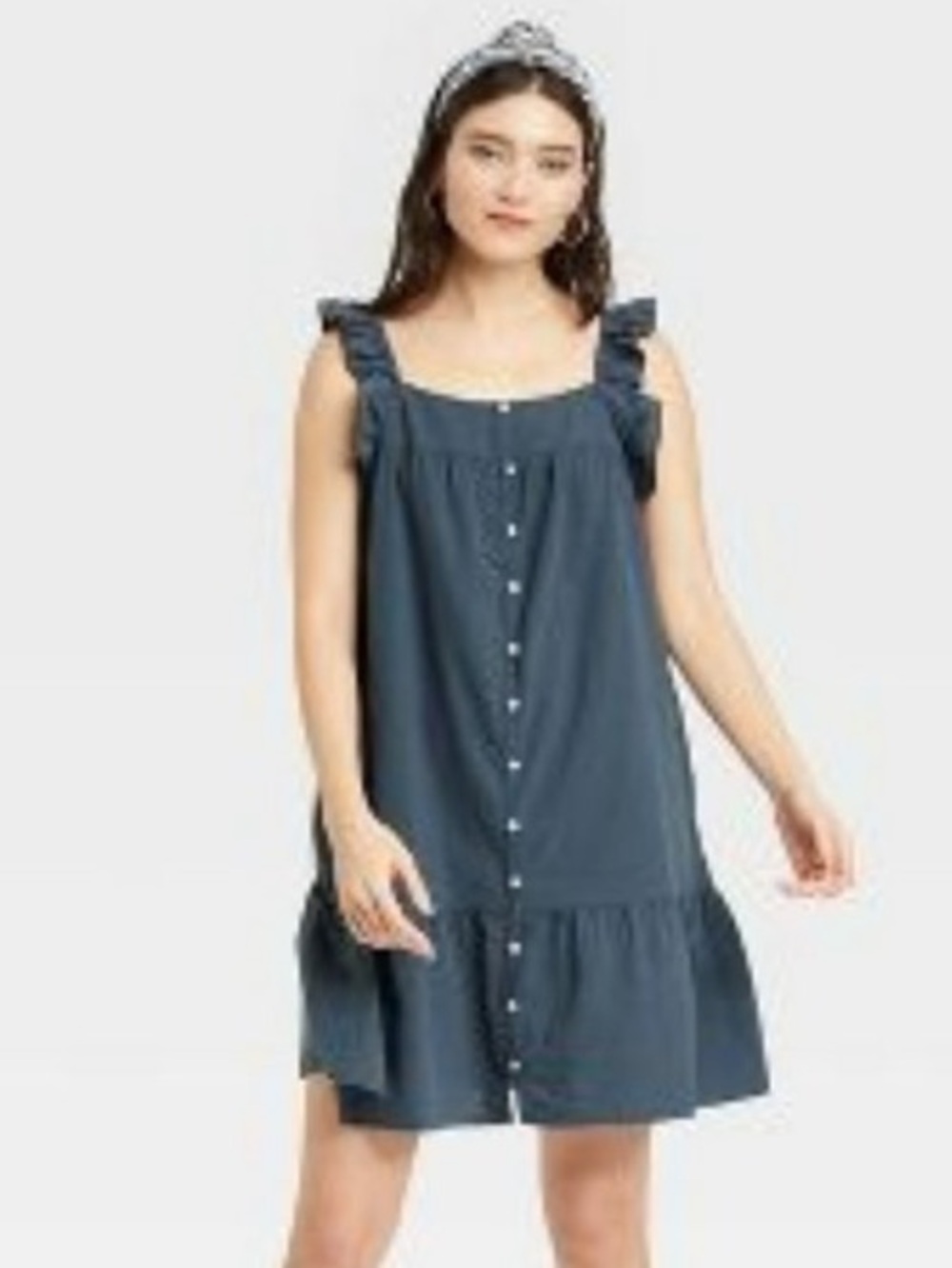 Universal Thread blue flutter sleeveless short dress
Size L